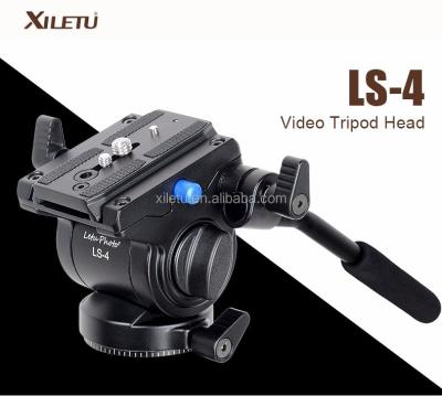 China Support XILETU LS-4 Camera Handle Video Photography Liquid Drag Hydraulic Tripod Head for sale