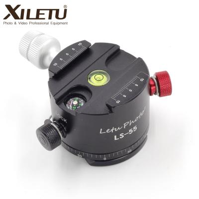 China Professional XILETU LS-55 Functions Photography Stand Clamp Quick Release Tripod Panoramic Head for sale