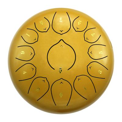 China Enlightenment Christmas Gift Reduce Pressure Head OEM Customized Tank Drum Percussion Instrument Steel Tongue Drum Top Quality for sale