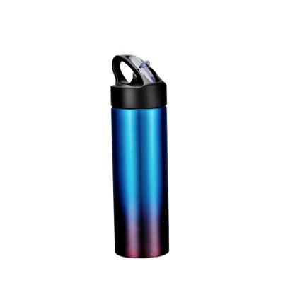 China Sustainable Thermos 500ml Water Bottle With Drinking Straw Custom Stainless Steel Direct Metal With Lid Eco-friendly LFGB Heat Insulation for sale