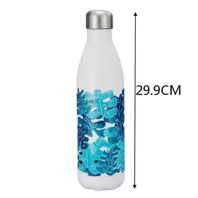 China New design custom printing 750ml custom logo 304 stainless steel vacuum flask PORTABLE for sale