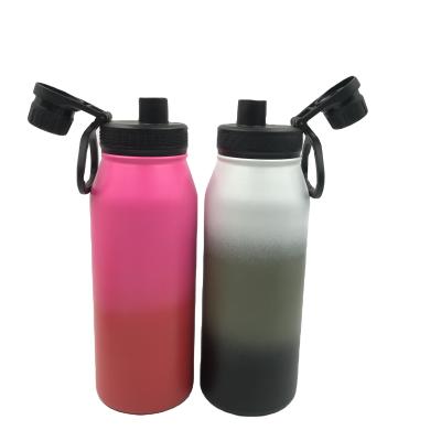 China Large Capacity 950ML Sustainable Large Thermos Double Wall Insulated Stainless Steel Water Bottles With Handle And Lid Vacuum Flasks for sale