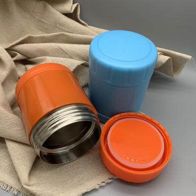 China Steamable Factory Directly Customized Logo Stainless Steel Food Storage Disposable Bulk Food Thermos Container BPA Free for sale