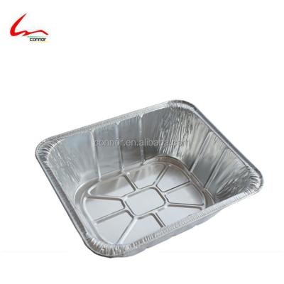 China Half Size 5L Disposable Heavy Duty Aluminum Foil Deep Pan for sale