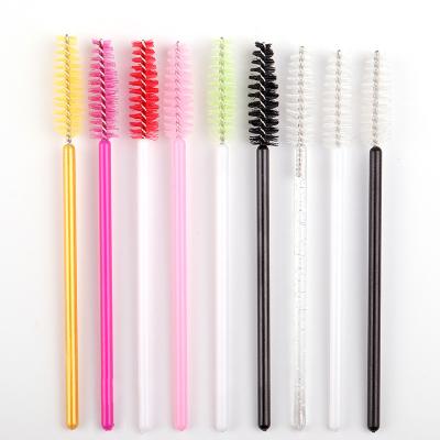 China Mini Spiral Eyelash Brush Wholesale Colorful Soft Eyelash Spoolie Sweep Mini Spiral Eyelash Brush Tube Grafting Tool Lash Tool Colorful Eyelash Brush for sale