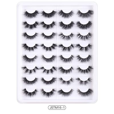 China Long Professional Natural Synthetic Handmade Mink Eyelash Extensions Fans 18 Pair Kit Vendor For Full Eyelash Strip Extensions for sale