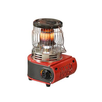 China Steel Outdoor Portable Butane Gas Heater And Camping Stove 2 In 1 for sale