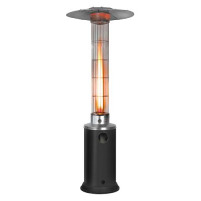 China Outdoor Steel Garden Patio Glass Gas Heater for sale