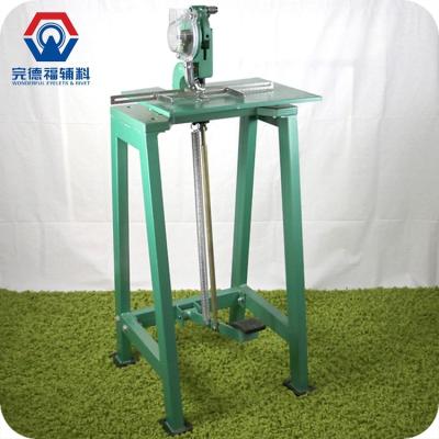 China Shoemaking Machinery Single Head Manual Drill Punching Equipment Punching Machine for Metal Clothing Luggage Decoration for sale