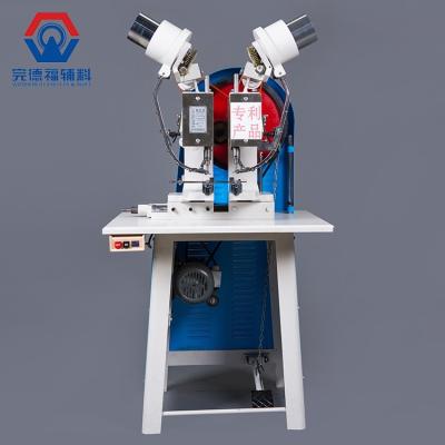 China Shoemaking Machinery Two Main Automatic Eyelet Machine Shoes Making Leather Folder Eyelet Cavity Rivet Insole Waist Iron Rivet Machine for sale