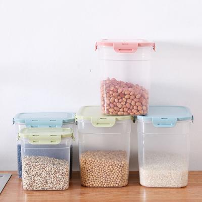 China Freshness Preservation Factory Price OEM ODM Kitchen Pantry Plastic Rice Storage Containers Set Air Tight Refrigerator Food Storage Containers With Lids for sale