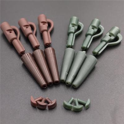 China Carp Fishing Accessories Safety Lead Clips with Tail Rubber and Lock Pin for Lead Hair Rigs End Tackle Lead Clips for sale