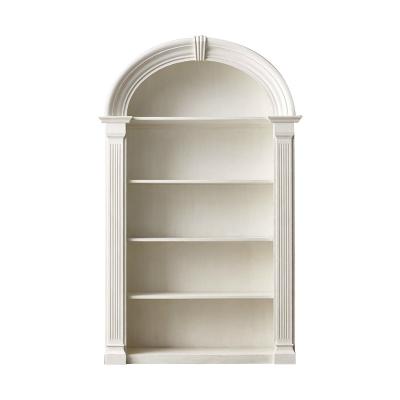 China Large Value For Money Solid Wood Retro French Bookcase Adjustable American Rural Decorative Bookcase Cabinet (Size) for sale