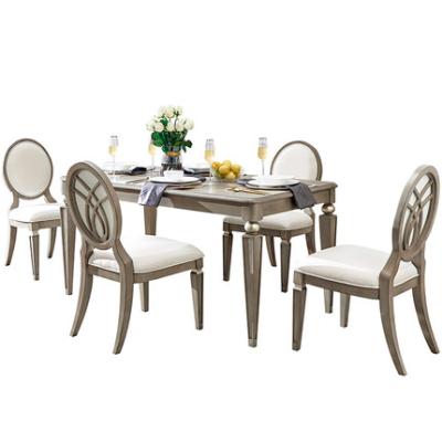 China Highest Quality American Light Luxury Style American Light Luxury Style Table Dining Room Furniture for sale