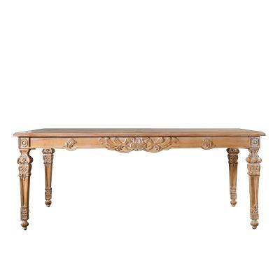 China Soild Sale French Country Dining Table Rustic American Small Retro Dining Table Wooden Rectangular Family for sale