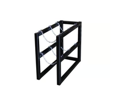 中国 Three Tank Gas Cylinder Rack Compressed Gas Cylinder Storage Racks 販売のため