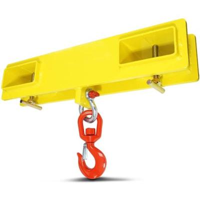 China 4000LB Forklift Lifting Hoist Swivel Hook Forklift Hoisting Hook Attachments for sale