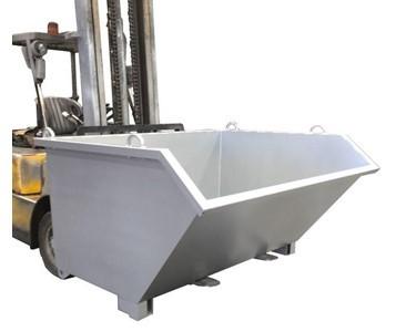 Cina Collegamento di Grey Tipping Swarf Bins Forklift con rivestimento placcato zinco in vendita