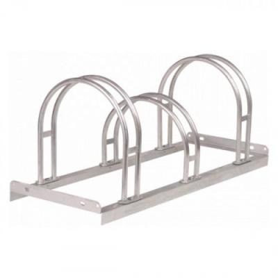 China 3 Hi Hoop Grid Bike Rack Galvanized Metal Bike Rack For Garage for sale