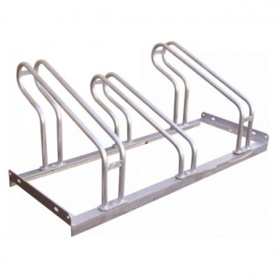 China Traffic-Line 3 Space Lo-Hoop Bicycle Rack  From China Metal Fabrication Factory for sale