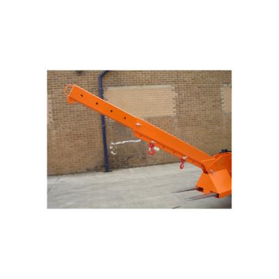 China La bifurcación de 5 toneladas 5000KGS montó la superficie de Jib Forklift Attachment Powder Coating en venta