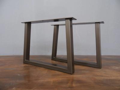 China METAL COFFEE TABLE LEGS ,16” TRAPEZOID-IN TABLE LEGS,BASE WIDTH 20