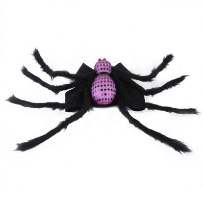 China CHONGWANWU Creative Viable Cat Dog Costume Halloween Pet Party Weapons Halloween Spider Transformation Costume for sale