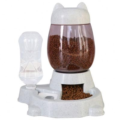 China New Viable Non-Wet Mouth Cat Food Bowl Cat Feeder from CWW Automatic Anti-Spill for sale