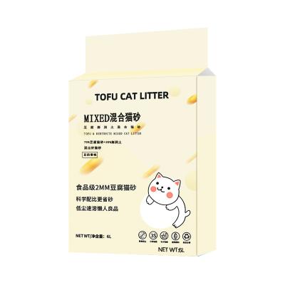 China Cat Sand Activated Carbon 6L Sustainable High Absorption Gray Sustainable Cat Litter Cat Sand Mineral Tofu Bentonite Deodorizer Granule for sale