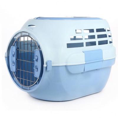 China CWW New Viable Carrier Cat Traveling Cat Air Box Breathable Portable Pet Travel Cage for sale