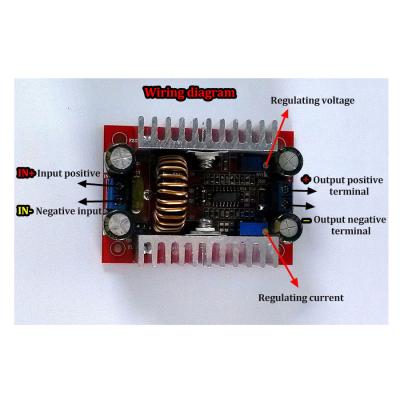 China El módulo de fuente de alimentación de DC 400W 15A intensifica el módulo 8.5-50V del alza a 10-60V en venta