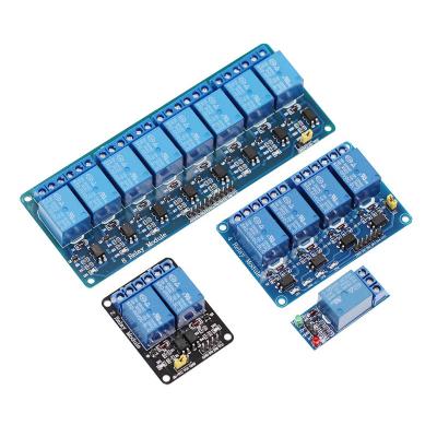 China 5V de Voeding van de relaismodule voor Arduino 1 Kanaal 2 4 6 8 Te koop