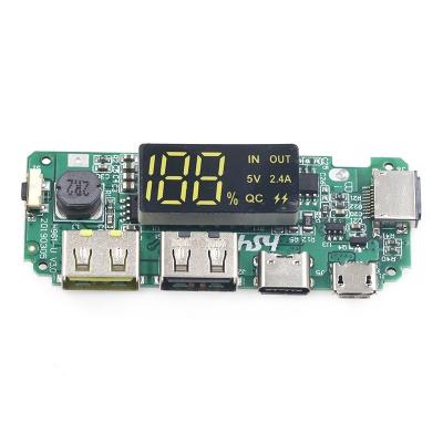 China CA-524A 5V 2.4A 18650 BMS Battery Protection Board Micro / Type C LED Mobile for sale