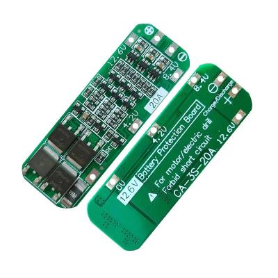 China Modul 11.1V 12V 12.6V BMS Battery Protection Board Lithium-3s Bms zu verkaufen