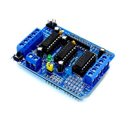 Китай L293D Motor Control Shield Motor H-Bridge Arduino Motor Drive Expansion Shield (Скрыло управления двигателем L293D) Моторный H-мост Ардуино Моторный привод Скрыло расширения продается