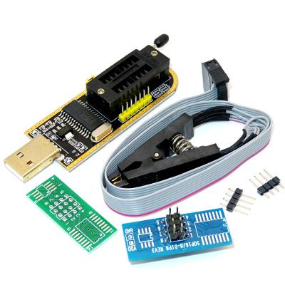 Chine CH341A 24 Série 25 EEPROM Flash BIOS Module de programmation USB + SoIC8 SOP8 Clips de test Pour EEPROM 93CXX / 25CXX / 24CXX à vendre