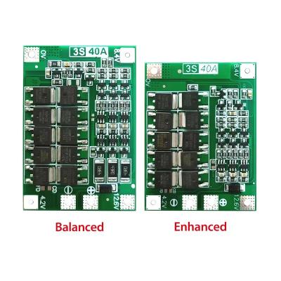 China 3S 40A Li-Ionen-Lithium-Batterie-Ladegerät Lipo-Zellmodul PCB BMS-Schutzbrett für Bohrmotor 12,6 V mit Balance zu verkaufen