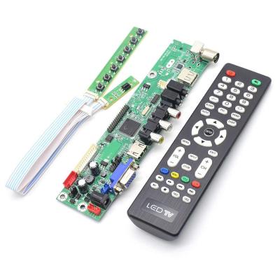 China HDVX9-AS V4.5 Universal LED TV Mainboard V59 Universal LCD LED TV Controller Board Te koop