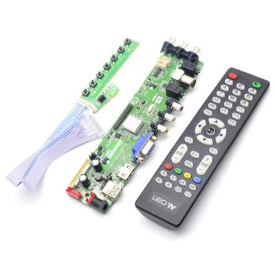 Cina HDV56R-AL V2.2 V56 Universal TFT LED TV Mainboard LCD Controller Board Per televisori SKD Kit e parti in vendita