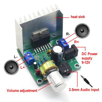 China CA-7297 Digital Amplifier Module 2*15W Dual-Channel Parts DIY Kit Audio Amplifier Board TDA7297 zu verkaufen