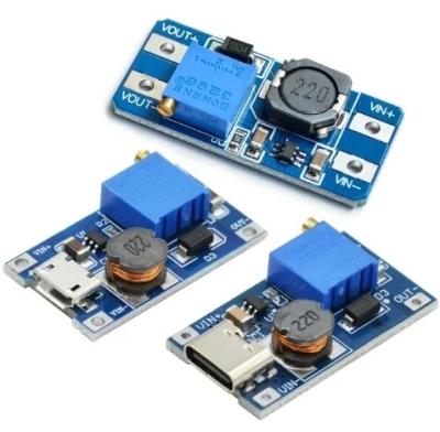 China Creatall MT3608 DC-DC Boost Module 2A Boost Board Input Voltage 2-24V Output Voltage 30V for sale