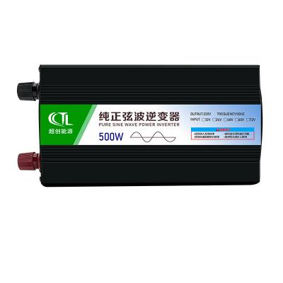 China CCTL-500W Off Grid High Frequency Pure Sine Wave DC To AC 12V/24V Solar Power Inverter 158*95*56mm for sale