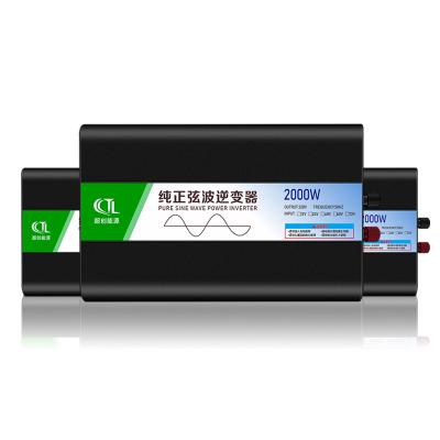 China CCTL-2KW High Frequency CE Certificated DC To AC Off Grid MPPT Pure Sine Wave Solar Inverter 258x150x75mm for sale