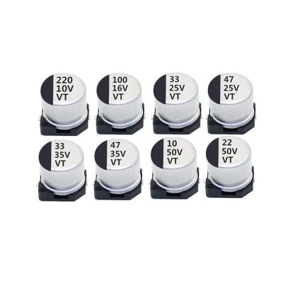 China General Purpose Aluminum Electrolytic Capacitor SMD Capacitance 6.3x5.4mm (220UF10V 6.3*5.4MM) for sale