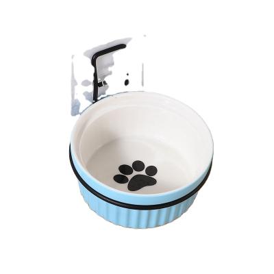 China New Design High Quality Hot Sale Style Wholesale Price Stocked Cat And Dog Pet Food Hanging Bowl for sale