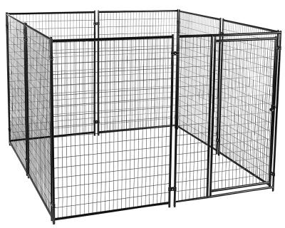 China New Unique Design High Quality Chain Plastic Material Durable Large Size Dog Cage Outdoor Barrier Breathable for sale