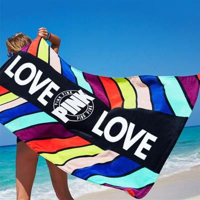 China New Quick-Dry Soft QUICK DRY Microfiber Digital Printing Custom Print Beach Towels for sale