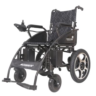 China Hot Sale Carbon Steel Lithium Battery Electric Wheelchairs For Elderly for sale