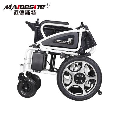 China Folding Electric Wheelchair CE Certificate Power Folding Wheelchair For Disabled Use for sale