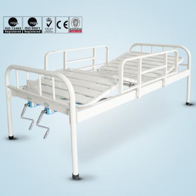 China Stable Hospital Bed Double Cranks Medical Equipment Hospital Beds For Sale for sale